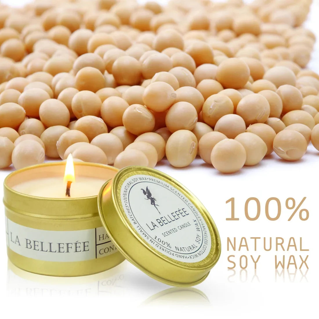 La Bellefee Soy Wax Scented Candle