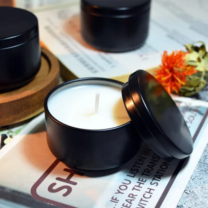 Elegant Black Mosquito Repellent Candle