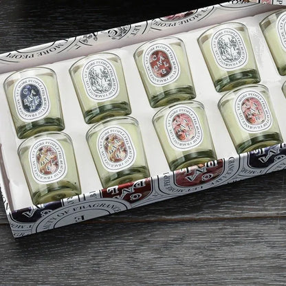 12 Piece Natural Aromatherapy Candle Set